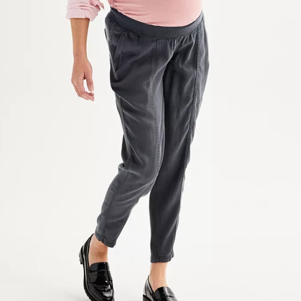 NWT Sonoma Maternity "Under The Belly" Khakis, 3 Available, XL